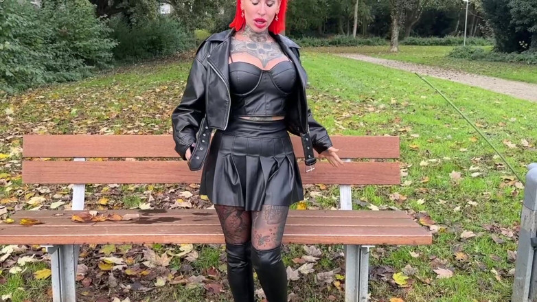 CatCoxx: Perverted Leather-clad Slut for Rough Fucking! Triple-hole Ao