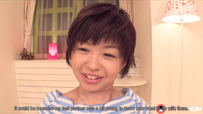 Japan HDV: Kaho Miyazaki shows us her pink pussy spread open
