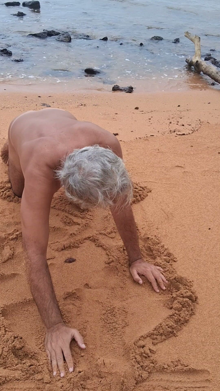 Ladysilvas: Ladysilva on the Beach Naked Showing off Her Big Sexy...