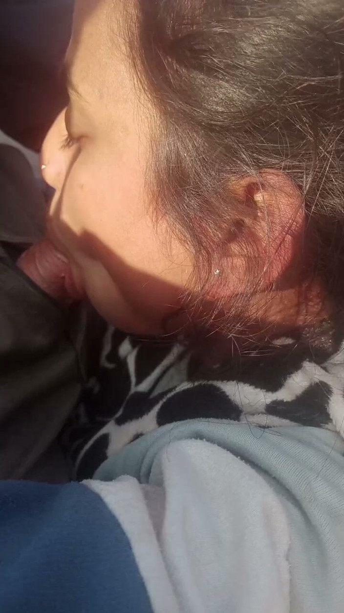 Sexy_Vandana: Sucked His Sweet Girlfriend's Cock in the Woods, Drained All...