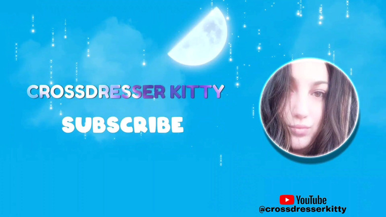 Kitty_Cross: Фембой с большой задницей и баклажаном, камшот