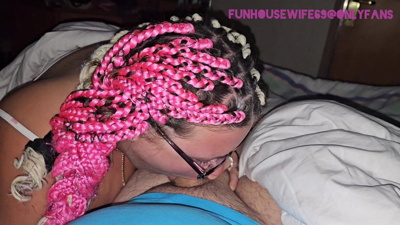 Funhousewife69: W rejsie połykając go całkowicie podczas pobytu na Bahamach