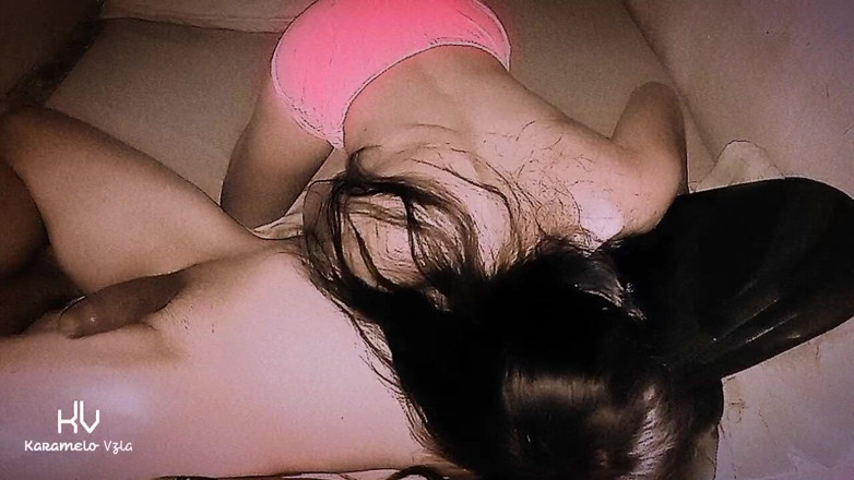 KarameloVzla: Wife Enjoys Whipping Male Cock and Nipples