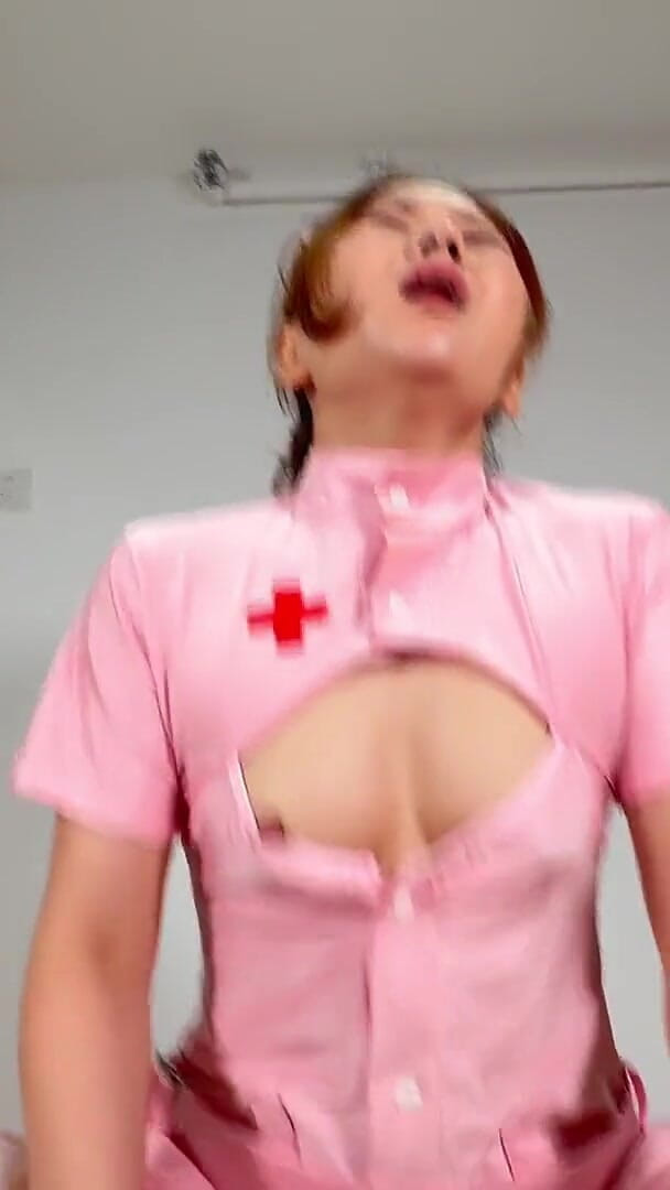 Lewd Nurse's Sex, Fellatio, Creampie, Close-up Angle (Hikarun)