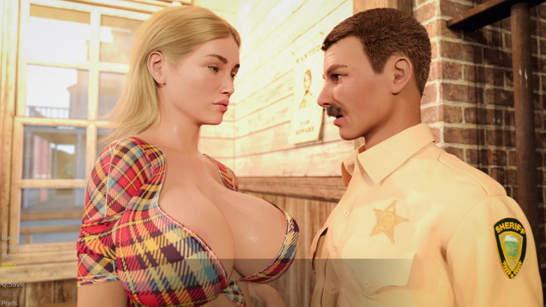 Porngame201: ラッキー・ルーシーとダルトン家がワイルド・ウェストでバンギング 1