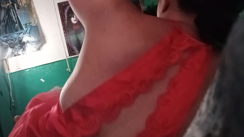 BigassMILF40: Stepmother in Lingerie Fucking Doggy Style and Riding Her Stepson's...