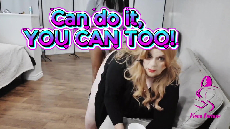 Fiona Fortune: Sissy Trainer e Encorajamento BBC Anal Interracial Crossdresser Fiona Fortune