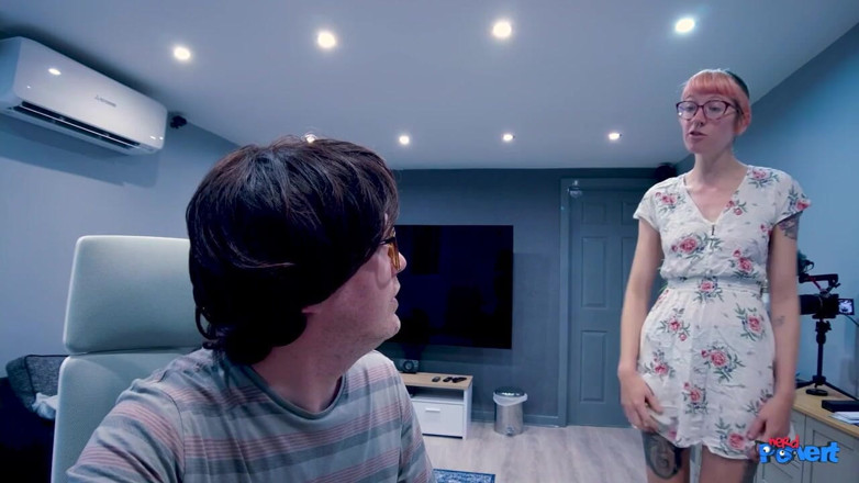 Nerd Pervert: Rosa Rosebud - Double Cock Whore