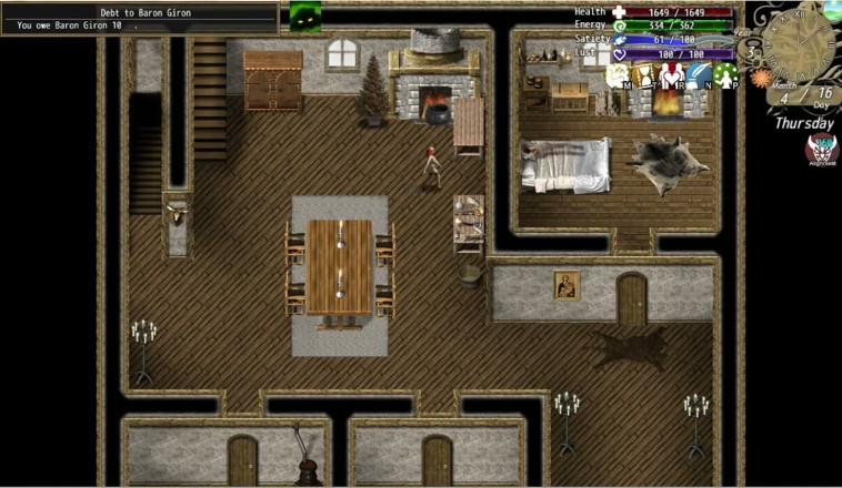 XXX Games Bunk: Ein kampf mit den Sünden - Gameplay - rollenspiel - weiblicher gefangener sex...