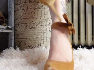 Lay Back and Relax... Just Watch My Heels as You Listen to the Softness of My Voice