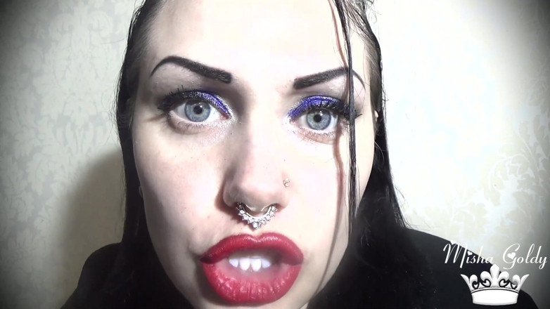 Goddess Misha Goldy: Ich mag schwänze! Nicht weenies!