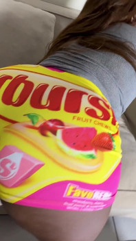 I Got Fucked and Creampied Through My Tight Starburst Shorts