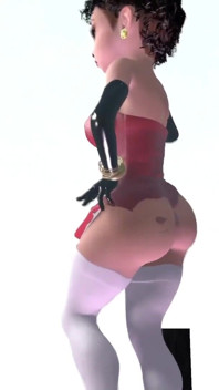 3D animated Betty Boop Dancing