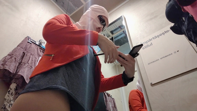Amateur_MS: 탈의실에서 섹시한 갈색 머리