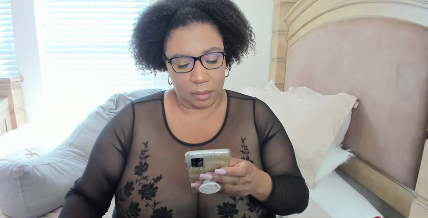 Josie4yourpleasure: Ébano BBW Goddess stream - ep.14