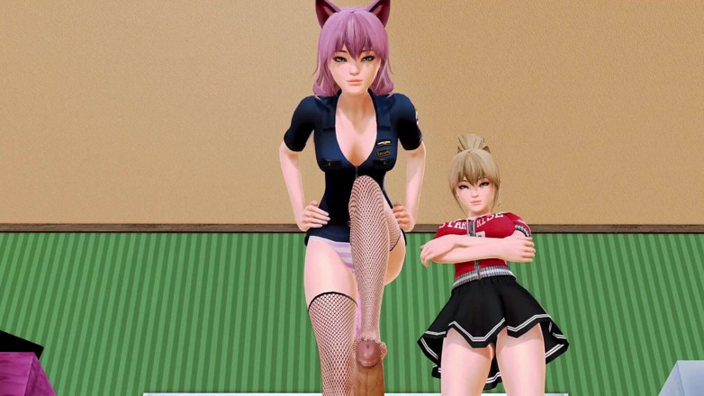 Wraith ward: A Night with Two Cats - 3D Hentai