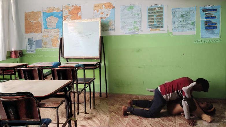 Bobbypranav: Desi Village College Couples Fucking in Classroom