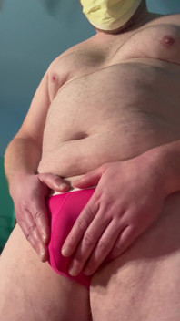 Small Cock Pink Thong