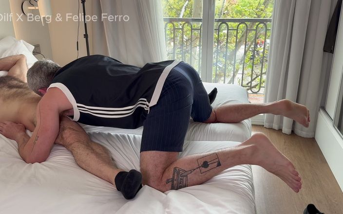 Dilf X Berg: Ja, neuk de papa - harige papa neukt papa rauw