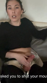 JOI Strapon Domination - Love My Feet, Take Your Ass And At The Countdown, Spit And Swallow All CEI