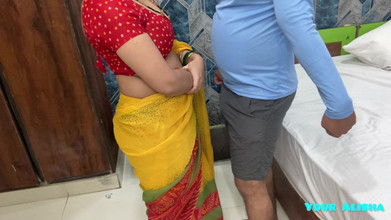 Your Alisha: Devar šuká její krásnou bhabhi a hlasitě ji sténá