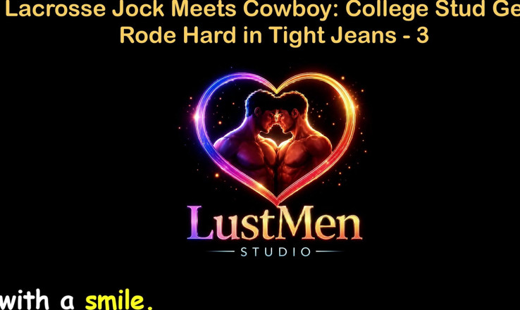 LustMen: Engels audio homoseksverhaal - Lacrosse Jock ontmoet Cowboy: student-dekhengst wordt hard...