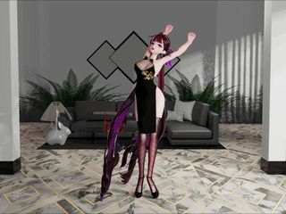 Smixix: Li Sushang Honkai Impact Hentai MMD 3D taneční baskytarový rytíř - @user2756983 - Purple...