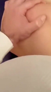 Busty teen girl receives a very rude ass fuck