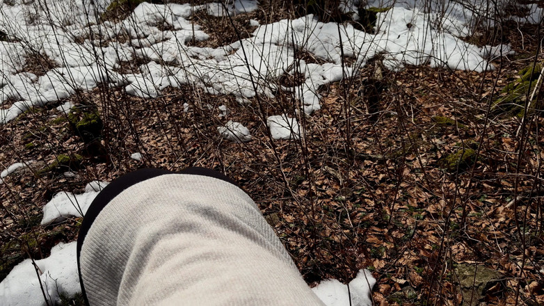 SlipCouple: 屋外の森の楽しみ - 濡れた手コキ、ディープフェラチオ、そしてリスキーなドギーファック