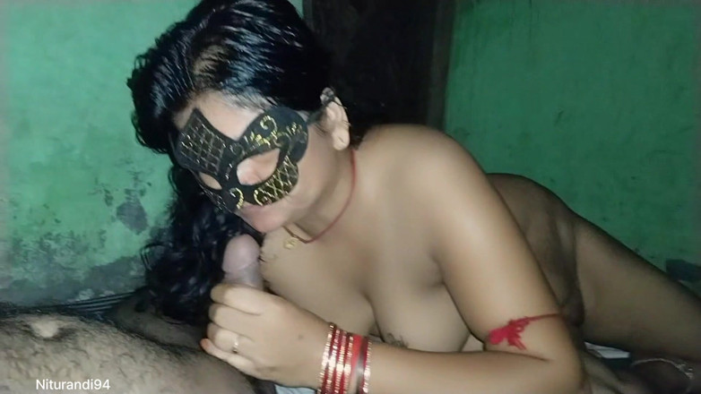 NituRandi94: Desi Bhabhi Doggy Style - Hardcore Rough Sex on Bed