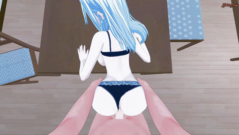 Hentai_Smash: Sae Niijima bekommt ihre beine gespreizt und auf einem Tisch...