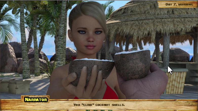Johannes Gaming: Lewd Island # 7 - esplorare la spiaggia