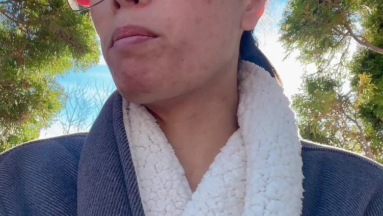 sweethanajapanese: बाहर ठंड के मौसम में मूतना चूत