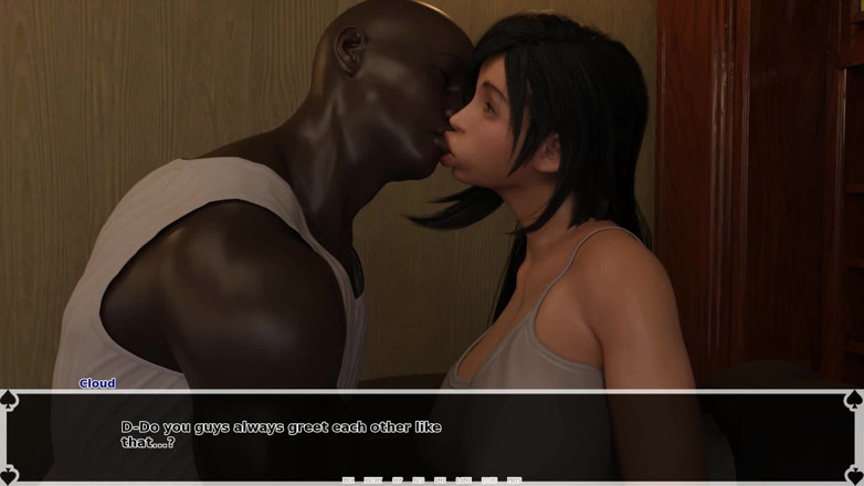 Dirty GamesXxX: Tifa'nın karanlık cenneti: gavat kız arkadaşını öpüyordu, boğa yanlışlıkla amının içine...