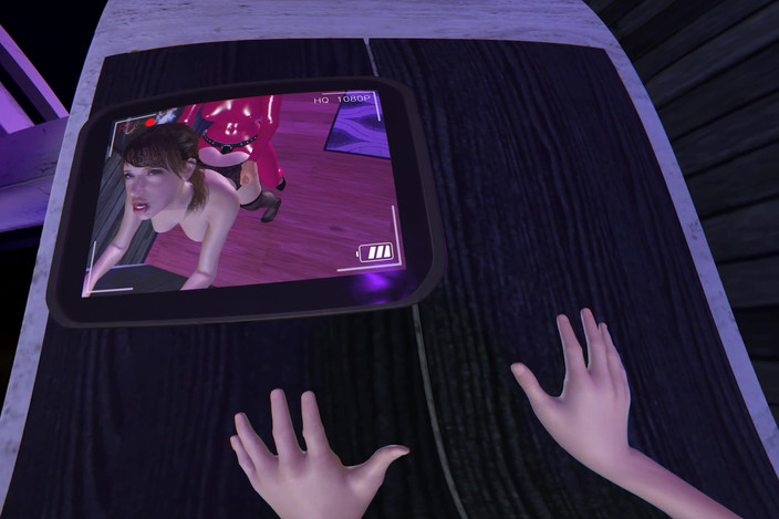 SwitchViewVR: 3명의 체위로 따먹히는 라텍스 여신 - pov