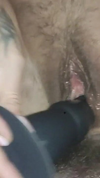 Anal and Pussy Dildo Masturbation
