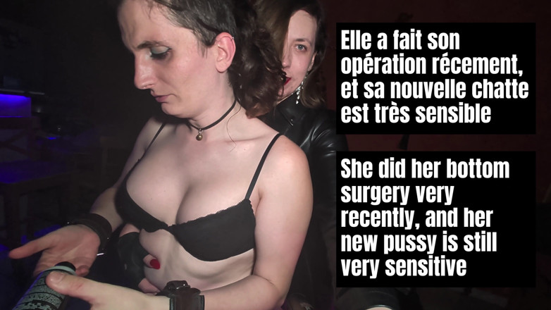 Gabrielle L: Trans Dominatrix usa sua namorada submissa para seu prazer apesar...