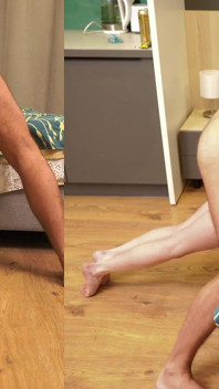 Mi sbatti il culo così, e i miei meravigliosi piedi volano