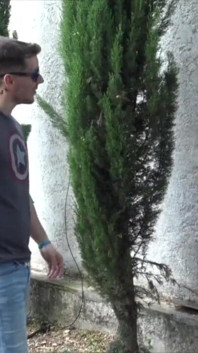 Real straight boy fucked raw in exhibit by XXL black cock