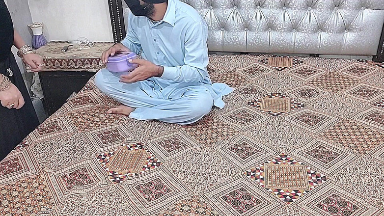 Pakistani CoupleX: Min heta indiska desi grannens tjej ger mig het biryani...