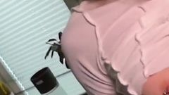 Do You Want Him to Cum on My Tight Tits?