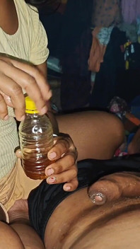 Desi mastard massaggio con olio per diventare grande cuoco e stretta desi nuska