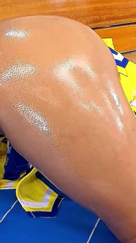 Japan cheerleader teen with big tits fucked at bukkake party uncensored