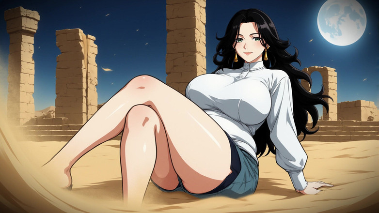 AI Porn: Le donne del fumetto nel deserto Ai