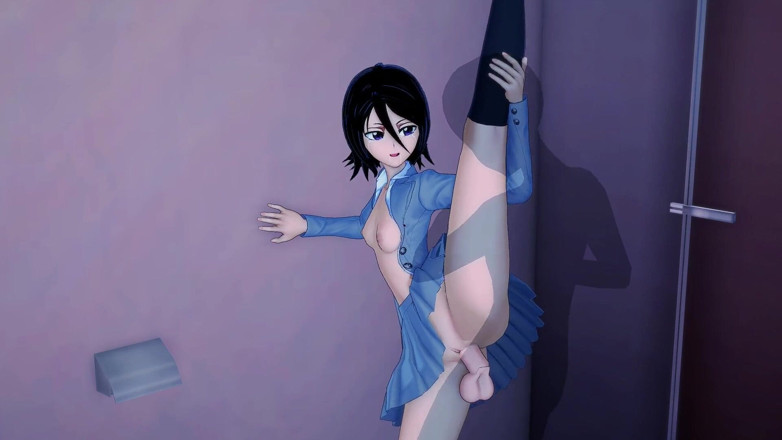 HentaiF3tish: Rukia leva uma gozada interna depois de um punheta