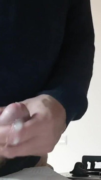 Jerking off My Cock in the Kitchen