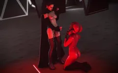 Twi'lek 따먹히는 Dark Rey (후타나리 섹스)