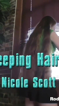 Petite Redhead Cutie Long Sexy Hair Hairy Solo Nicole