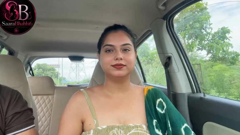 Saarabhabhi6: Doggystyle Handjob for Friend in Car Outdoors - Risky Sex Hindi...