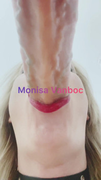 Sucking on My New Giant Toy Deep Throat 24cm Dido